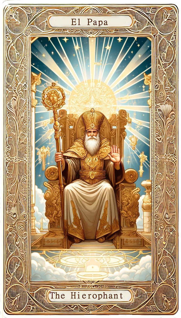 Carta El Papa del tarot