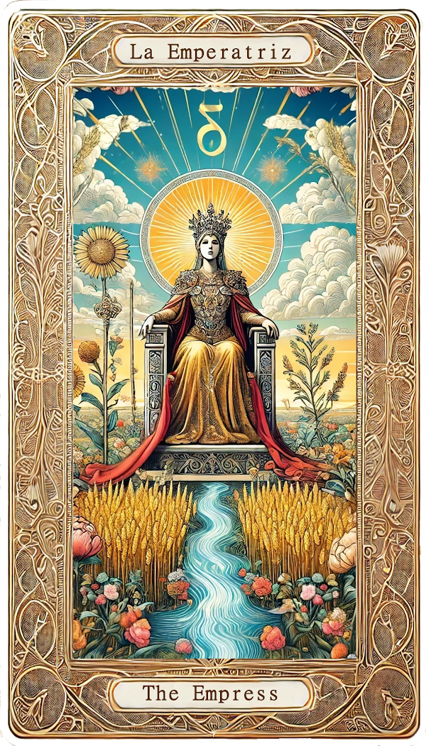 Carta La Emperatriz del tarot