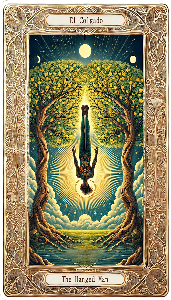 Carta El Colgado del tarot